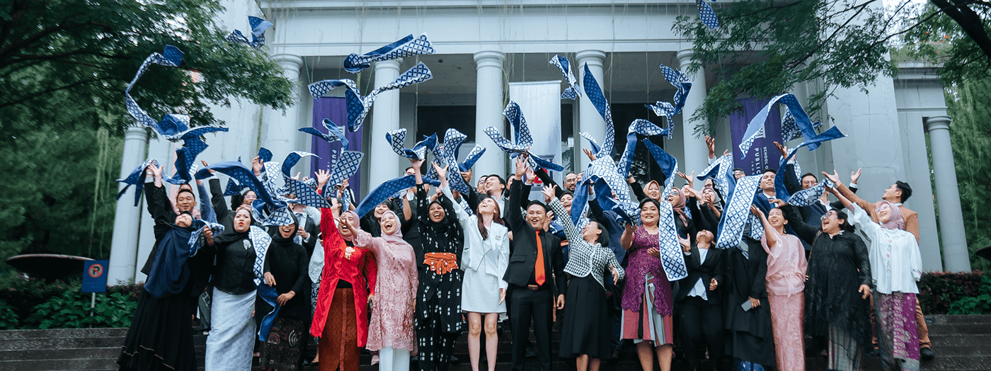 SGPP Indonesia graduates celebrating